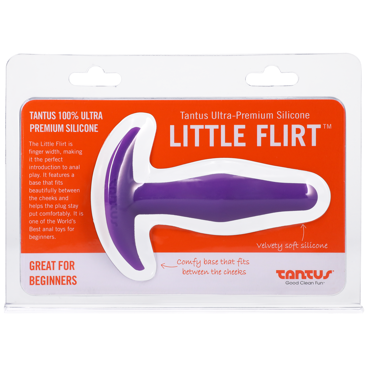 Tantus Silicone Little Flirt Butt Plug Purple Haze - Male Pleasure Toys Discover premium men's pleasure toys designed for satisfaction, performance, a
