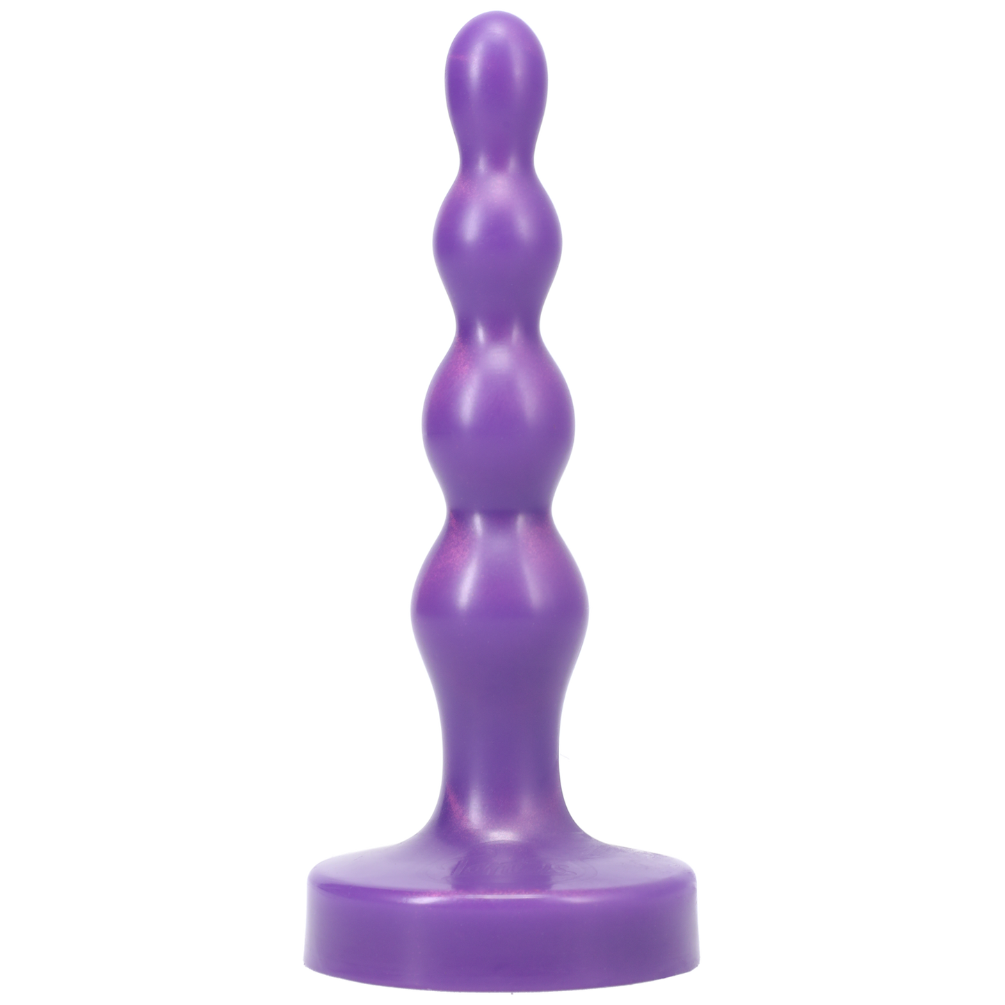 Tantus Ripple Small Amethyst – Graduated Silicone Anal Beads for Comfortable Exploration