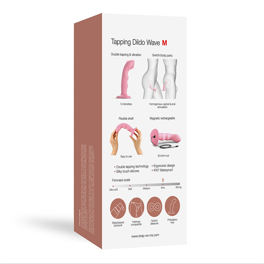 Tapping Dildo Wave Coral Pink - Male Pleasure Toys Discover premium men's pleasure toys designed for satisfaction, performance, and unique experiences