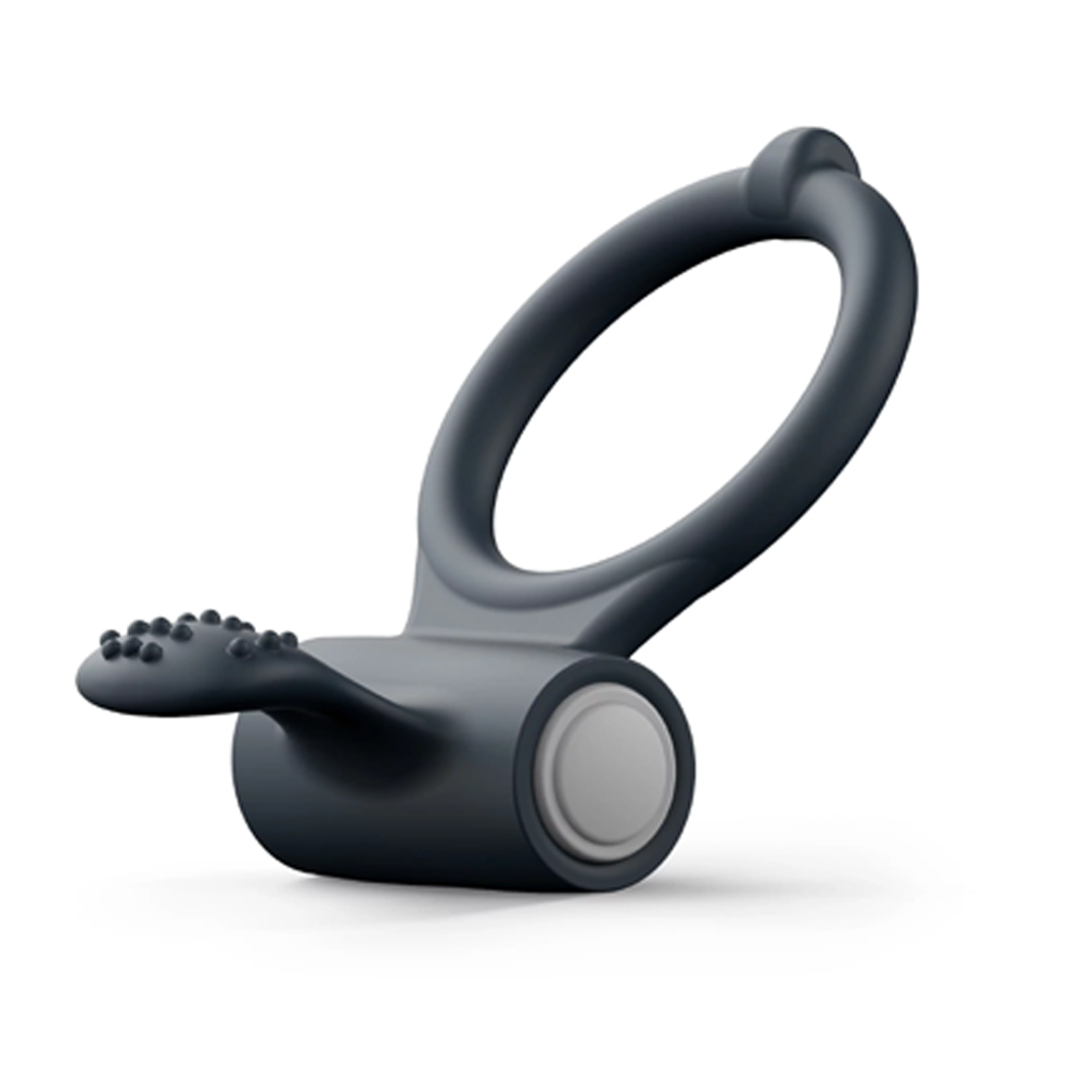 Black Dorcel Power Clit Black Vibrator with a compact, intense motor.
