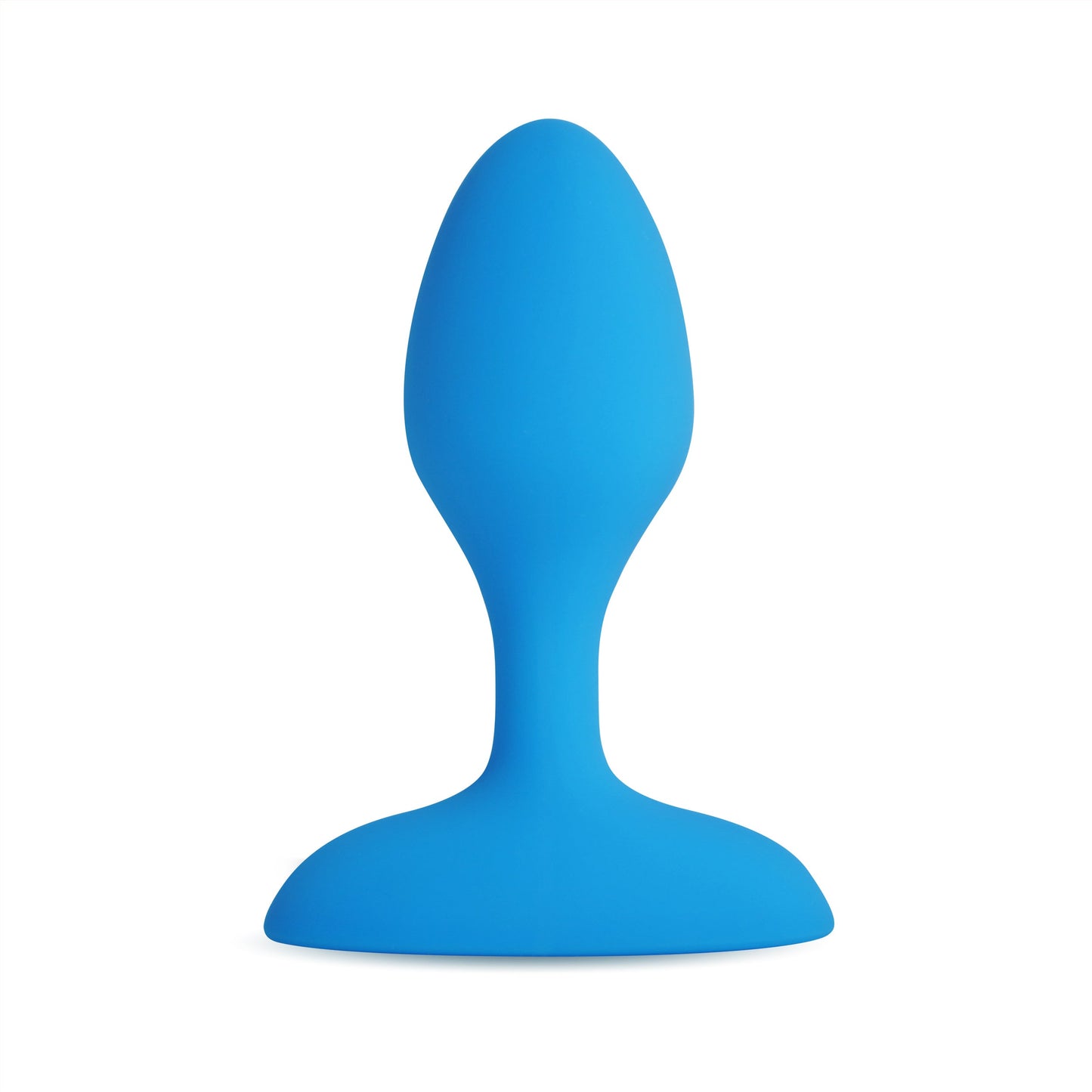 Black plusOne Vibrating Butt Plug with a tapered design and powerful motor.