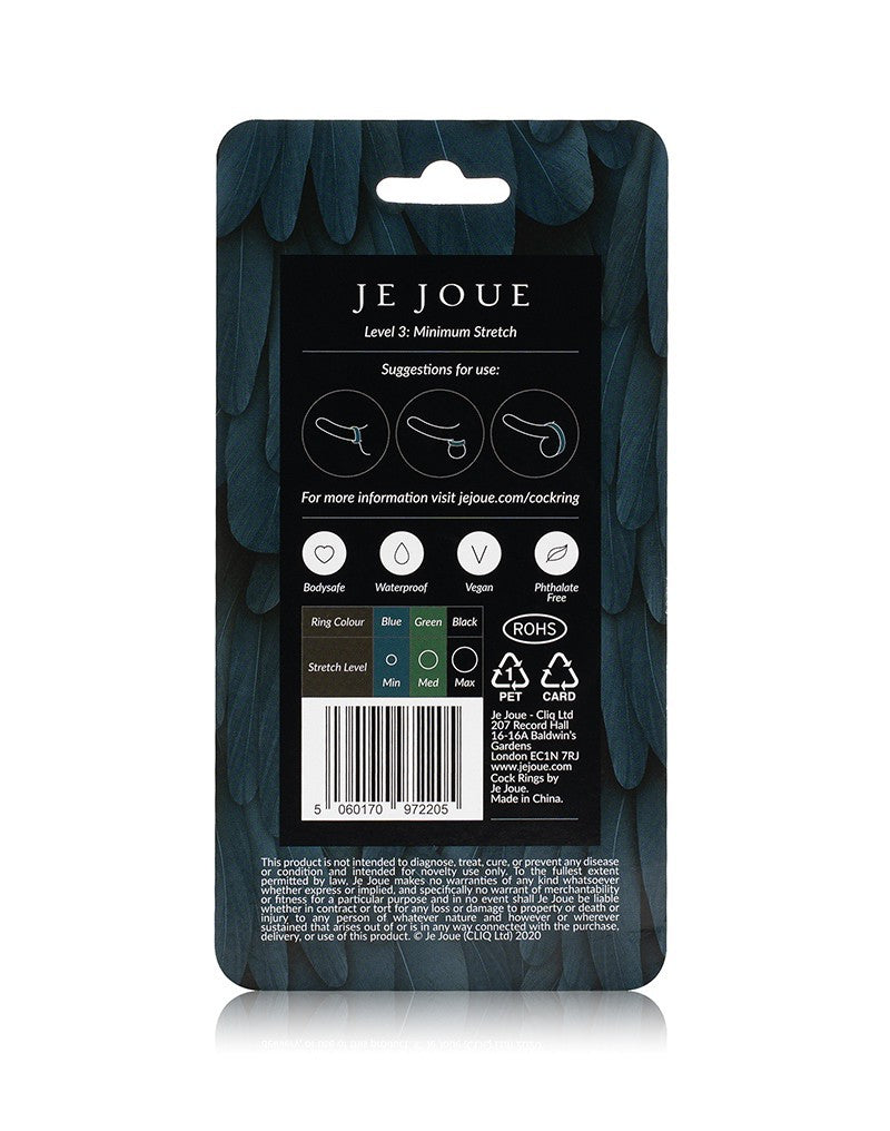 Blue Silicone C Ring Minimum Stretch - Male Pleasure Toys Discover premium men's pleasure toys designed for satisfaction, performance, and unique expe