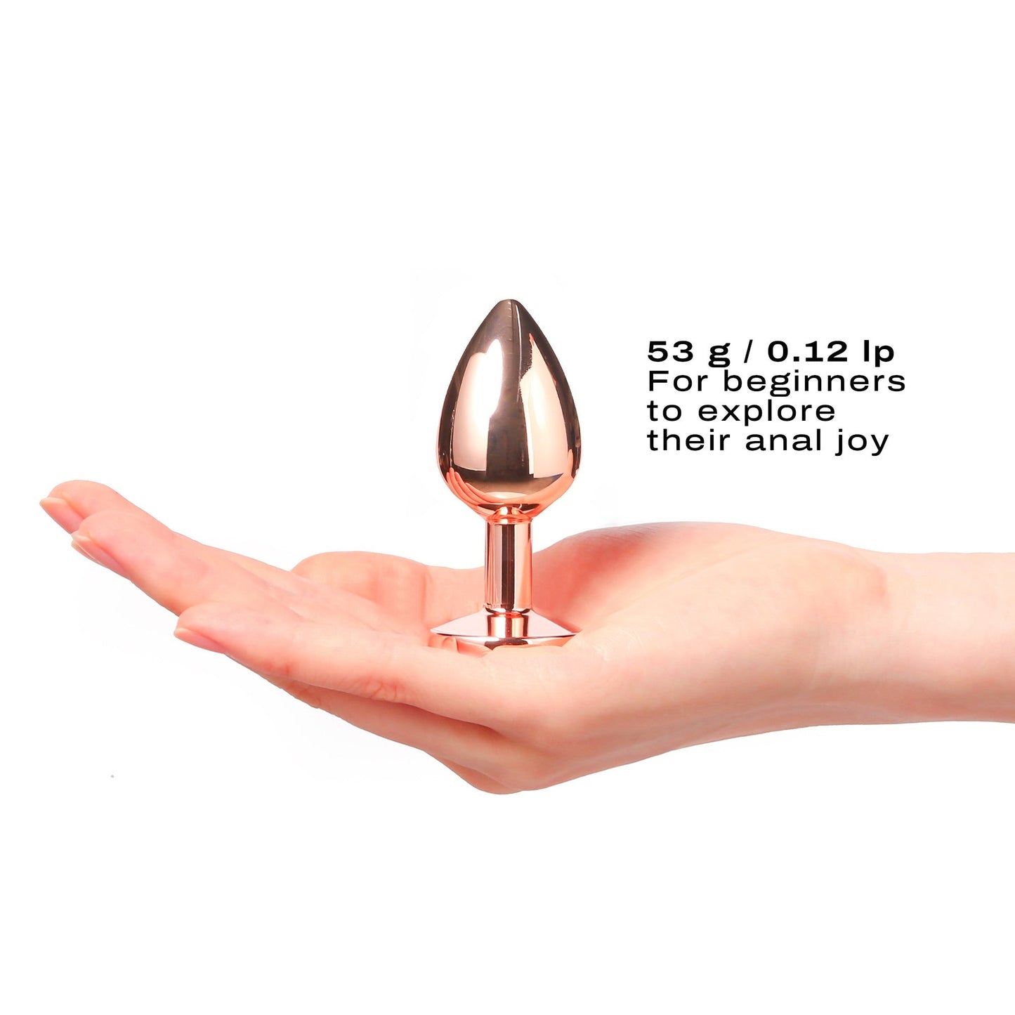 Diamond Plug Rose Gold Small - Male Pleasure Toys Discover premium men's pleasure toys designed for satisfaction, performance, and unique experiences.