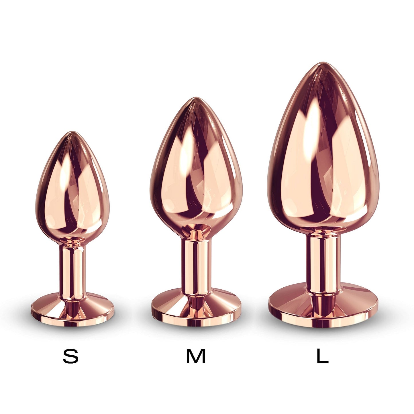 Diamond Plug Rose Gold Small - Male Pleasure Toys Discover premium men's pleasure toys designed for satisfaction, performance, and unique experiences.