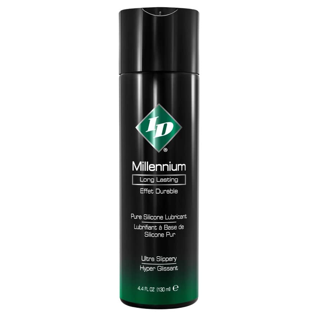 Clear ID Millennium Silicone Lubricant with a premium, extra-smooth finish.