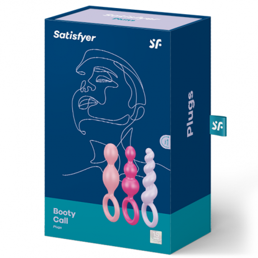 Booty Call Set Of 3 Colored Pink Purple Red - Male Pleasure Toys Discover premium men's pleasure toys designed for satisfaction, performance, and uniq