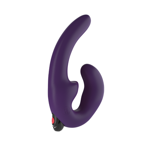 Black Fun Factory ShareVibe Vibrating Double Dildo with an ergonomic, curved shape.