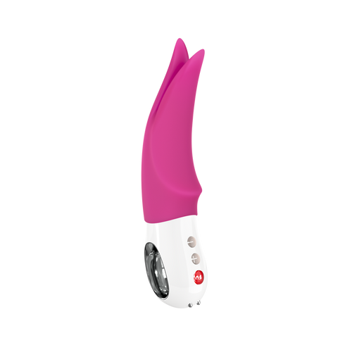 Red Fun Factory VOLTA with flickering tips for external stimulation.