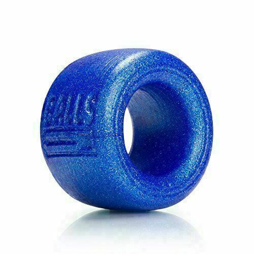 Black OXBALLS BALLS-T Ball Stretcher with a thick, ergonomic design.