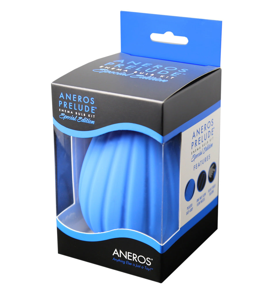 Prelude Enema Bulb Kit Limited Edition Blue - Male Pleasure Toys Discover premium men's pleasure toys designed for satisfaction, performance, and uniq
