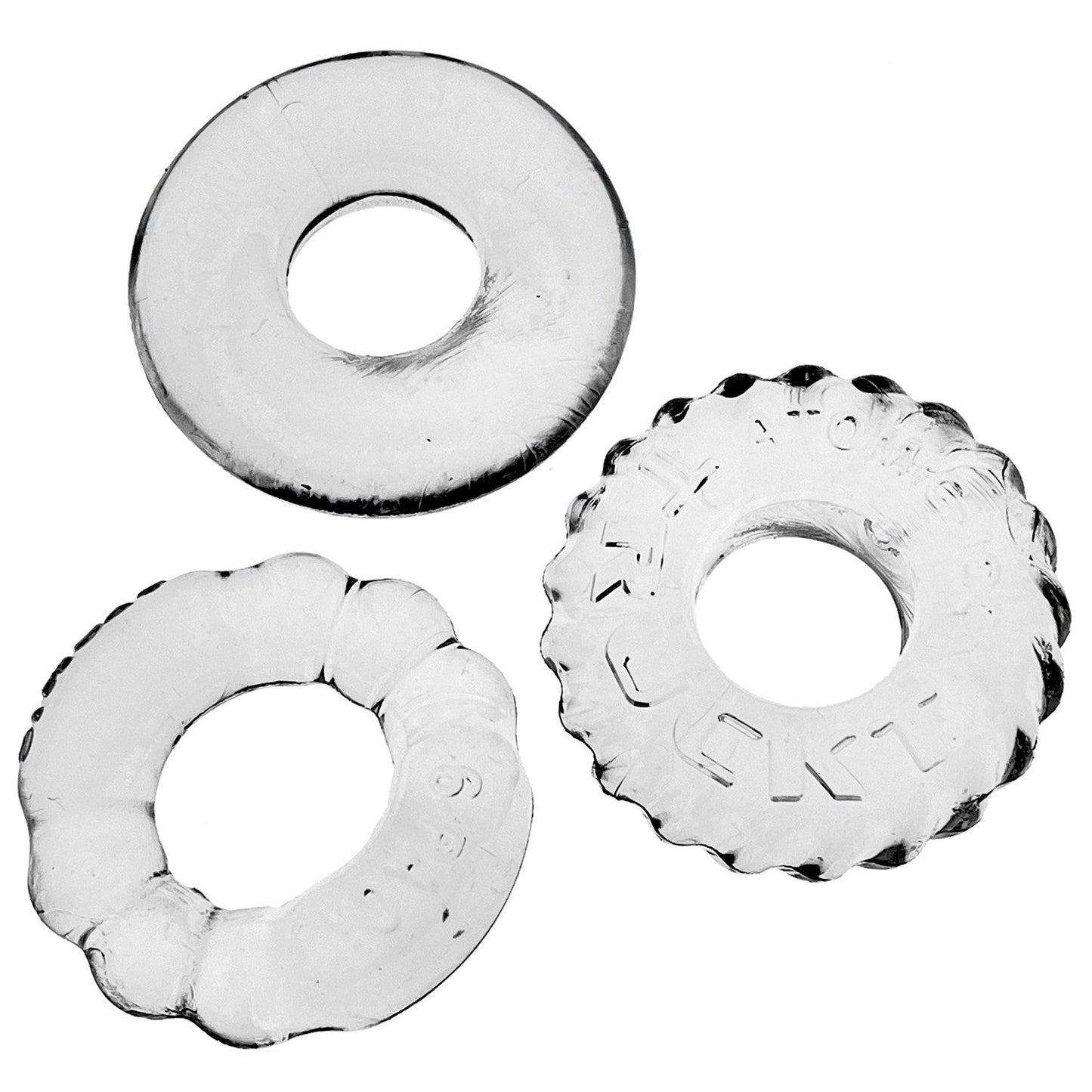 Bonemaker 3 Pack Boner Cockring Kit Clear - Male Pleasure Toys Discover premium men's pleasure toys designed for satisfaction, performance, and unique