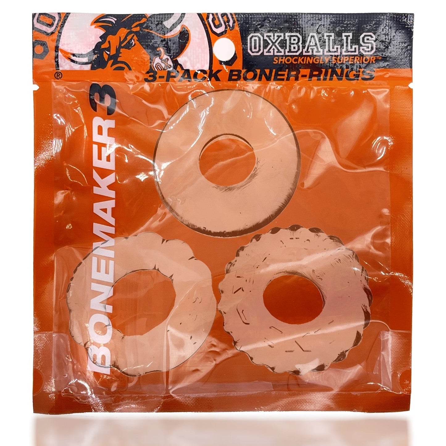 Bonemaker 3 Pack Boner Cockring Kit Clear - Male Pleasure Toys Discover premium men's pleasure toys designed for satisfaction, performance, and unique