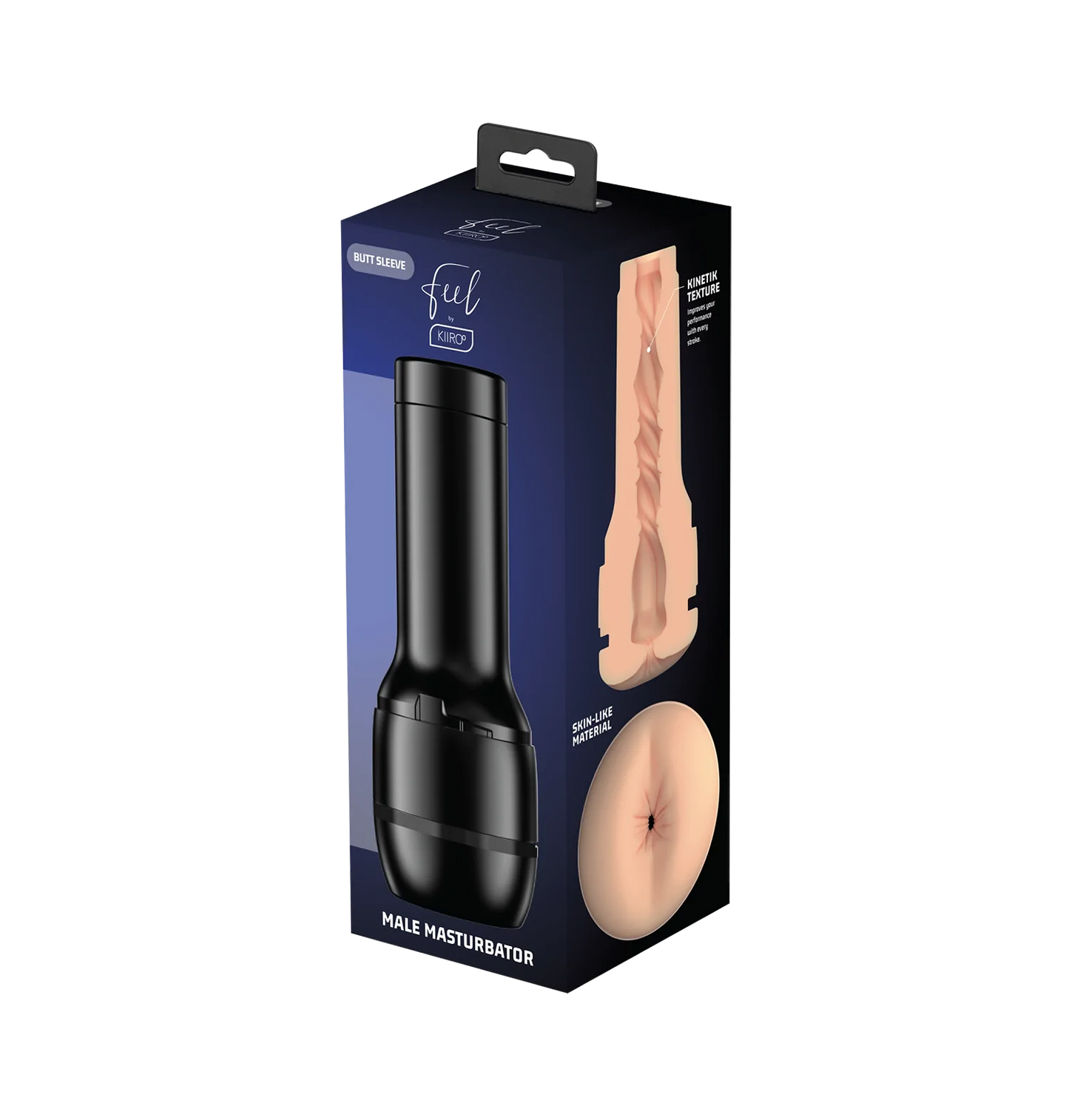 Pale-toned Kiiroo Feel Butt Stroker with a soft, realistic feel.