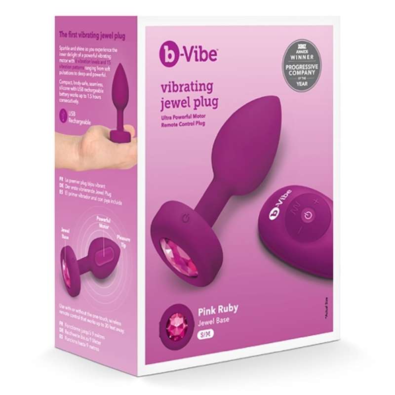 Vibrating Jewel Plug S M Fuchsia - Male Pleasure Toys Discover premium men's pleasure toys designed for satisfaction, performance, and unique experien