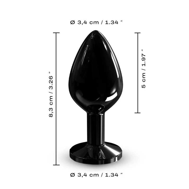 Diamond Plug Black M - Male Pleasure Toys Discover premium men's pleasure toys designed for satisfaction, performance, and unique experiences.