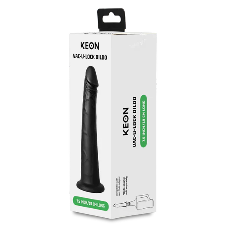 Flesh-toned Kiiroo Vacuum-Lock Dildo with a firm, realistic shape.