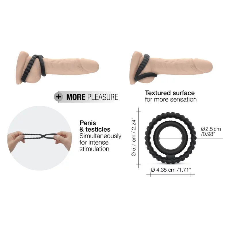 Dual Ring - Male Pleasure Toys Discover premium men's pleasure toys designed for satisfaction, performance, and unique experiences.