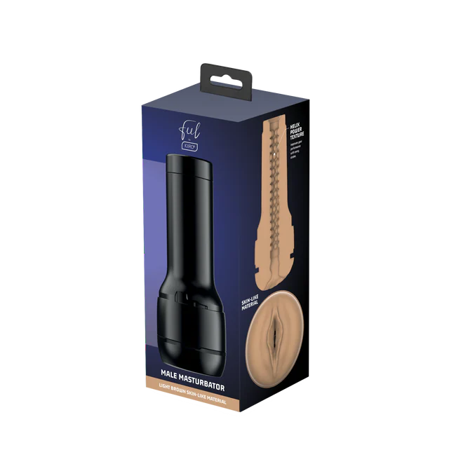 Flesh-toned Kiiroo Feel Stroker with an ultra-soft, textured interior.