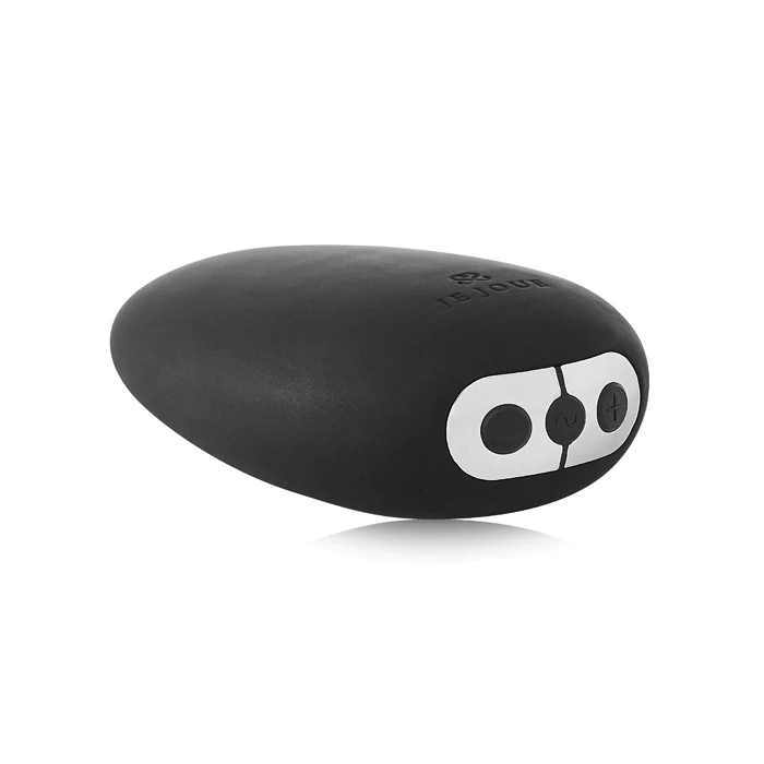 Black Je Joue Mimi Clitoral Vibrator with an ergonomic, smooth design.