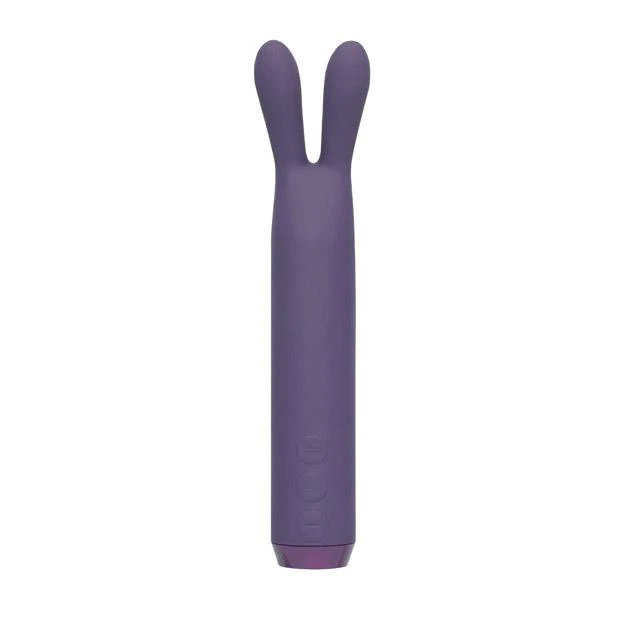 Black Je Joue Rabbit Bullet Vibrator with dual stimulation capabilities.