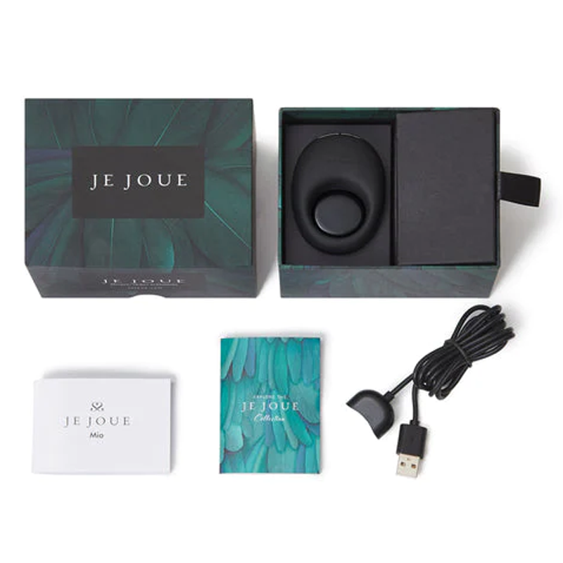 Je Joue Mio Vibrating Cock Ring Black - Male Pleasure Toys Discover premium men's pleasure toys designed for satisfaction, performance, and unique exp