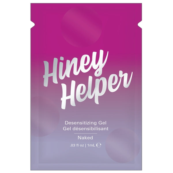 Hiney Helper Desensitizing Gel Foil 0 03 Fl Oz 1 Ml - Male Pleasure Toys Discover premium men's pleasure toys designed for satisfaction, performance,