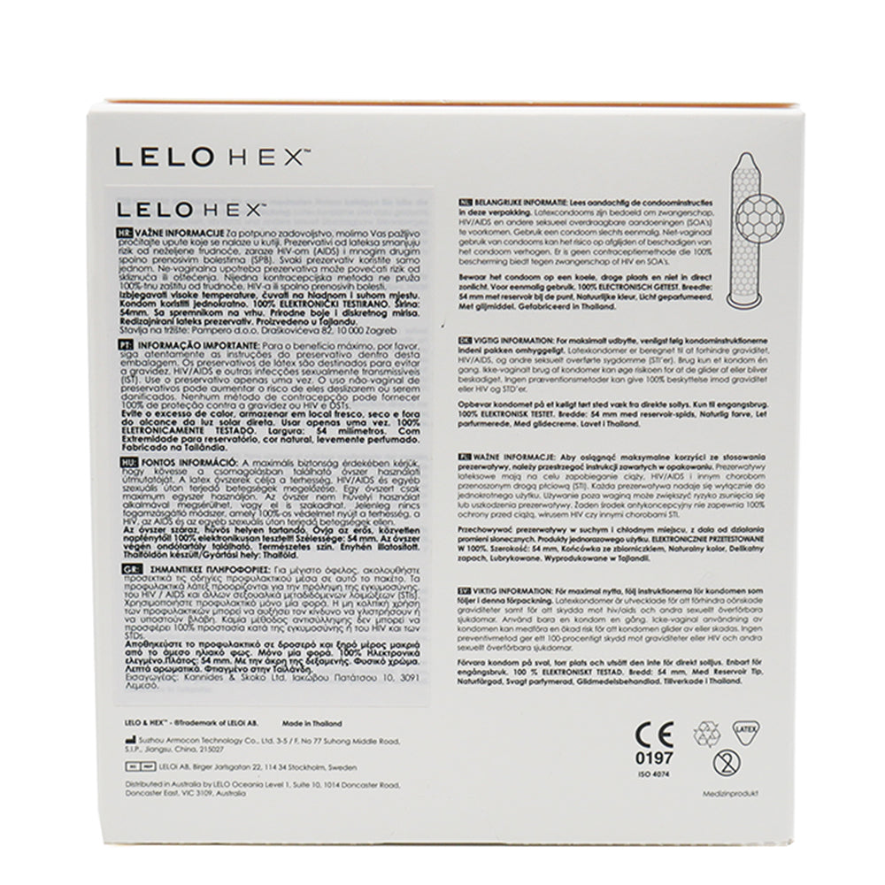 Hex Original Condoms 12 Pack - Male Pleasure Toys Discover premium men's pleasure toys designed for satisfaction, performance, and unique experiences.