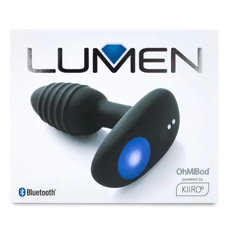 Black Kiiroo Lumen Interactive Bluetooth Plug with app-controlled functionality.