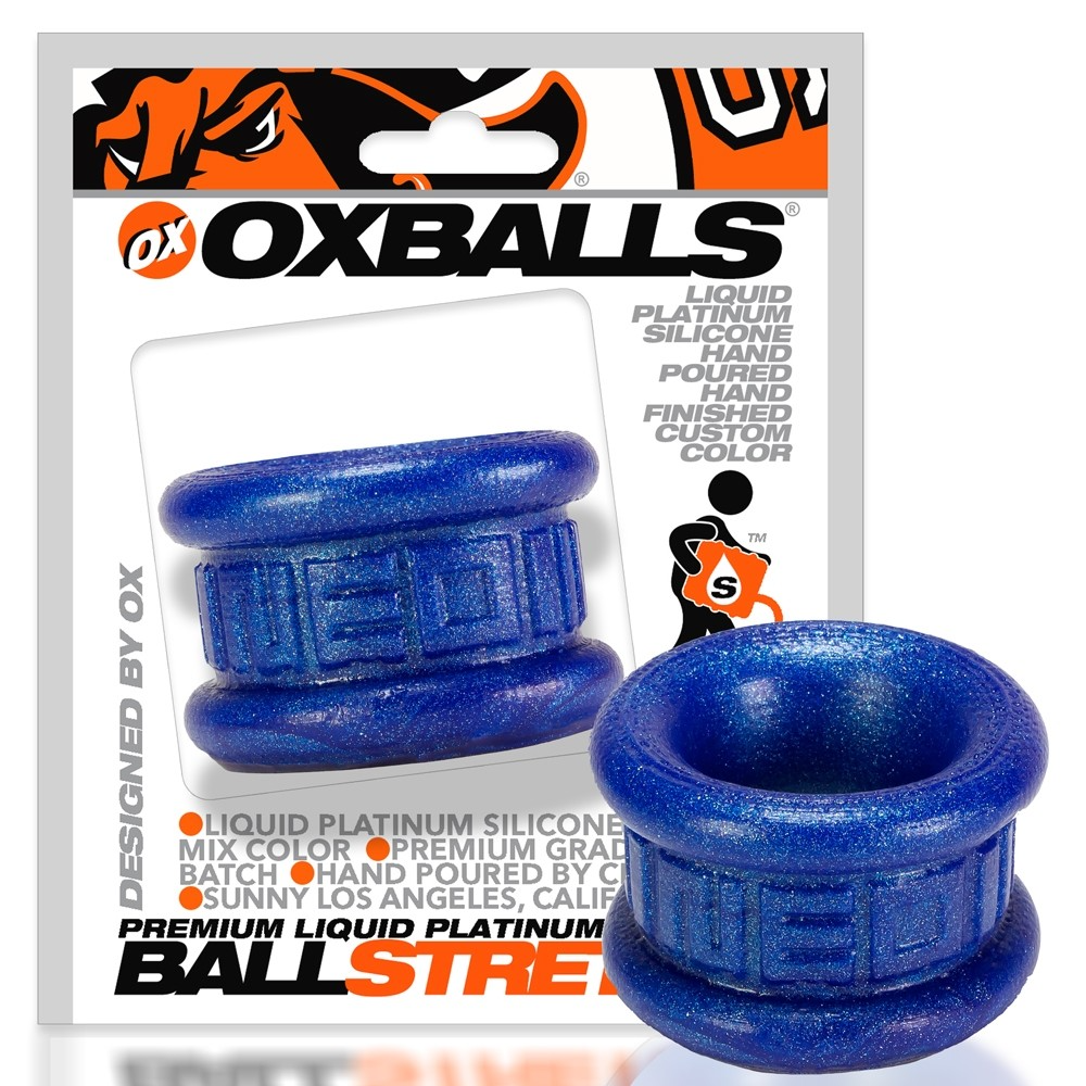 Neo Short Ballstretcher Blueballs Metallic - Male Pleasure Toys Discover premium men's pleasure toys designed for satisfaction, performance, and uniqu