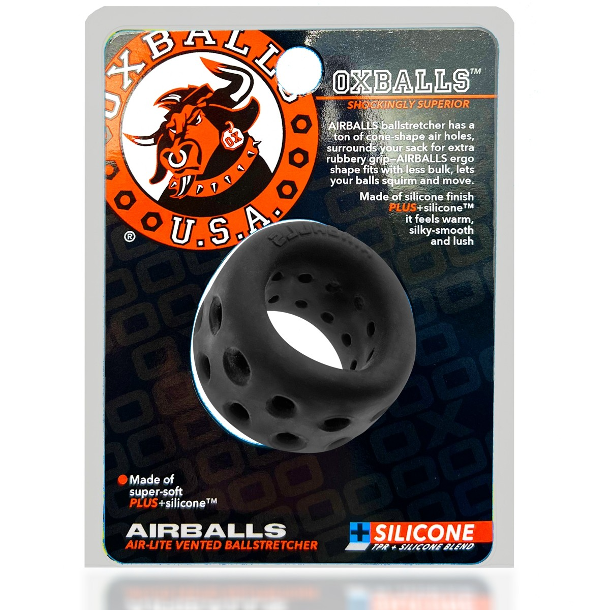 Airballs Air Lite Ballstretcher Clear Ice - Male Pleasure Toys Discover premium men's pleasure toys designed for satisfaction, performance, and unique