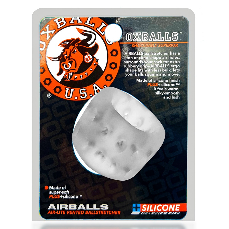 Airballs Air Lite Ballstretcher Clear Ice - Male Pleasure Toys Discover premium men's pleasure toys designed for satisfaction, performance, and unique