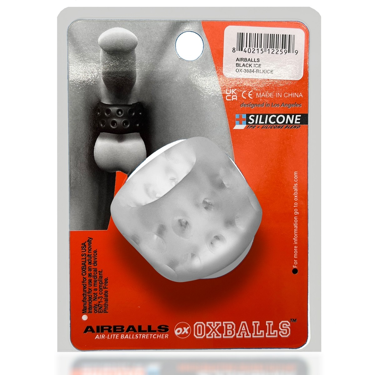 Airballs Air Lite Ballstretcher Clear Ice - Male Pleasure Toys Discover premium men's pleasure toys designed for satisfaction, performance, and unique
