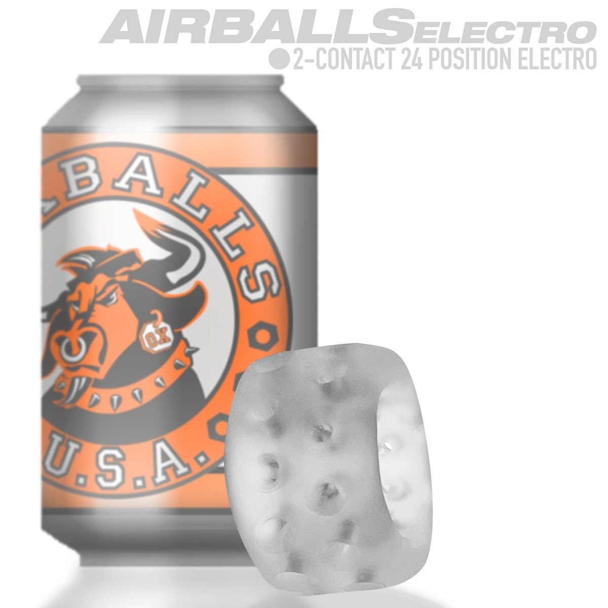 Airballs Air Lite Ballstretcher Clear Ice - Male Pleasure Toys Discover premium men's pleasure toys designed for satisfaction, performance, and unique