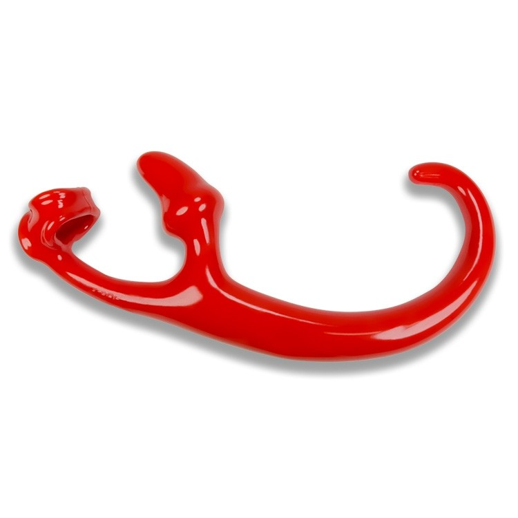 OXBALLS ALIEN TAIL Butt Plug with Sling Red – Unique Alien-Themed Plug with Cock Sling