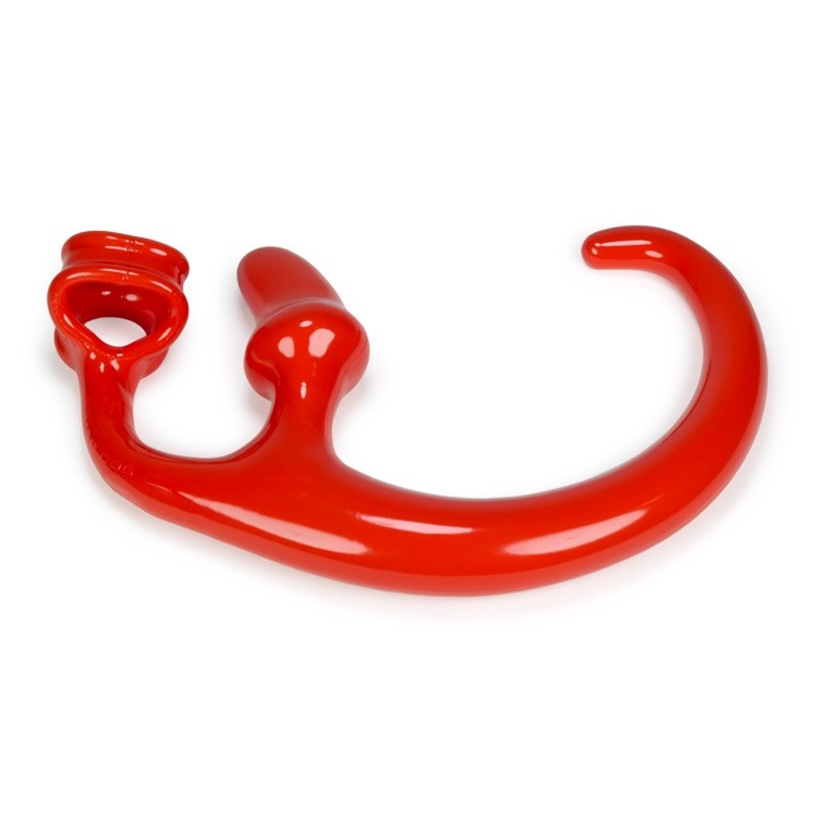OXBALLS ALIEN TAIL Butt Plug with Sling Red – Unique Alien-Themed Plug with Cock Sling