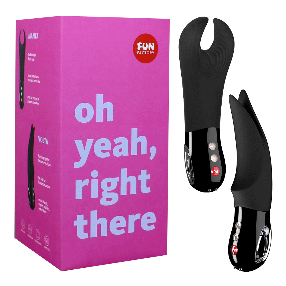 Black Fun Factory OH YEAH, RIGHT THERE with a sleek, ergonomic design.