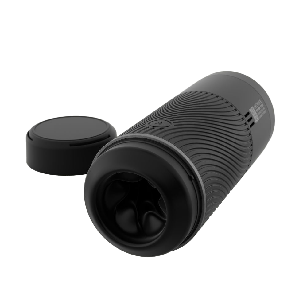 Black Arcwave Pow Stroker with a sleek, manual pressure-control design.