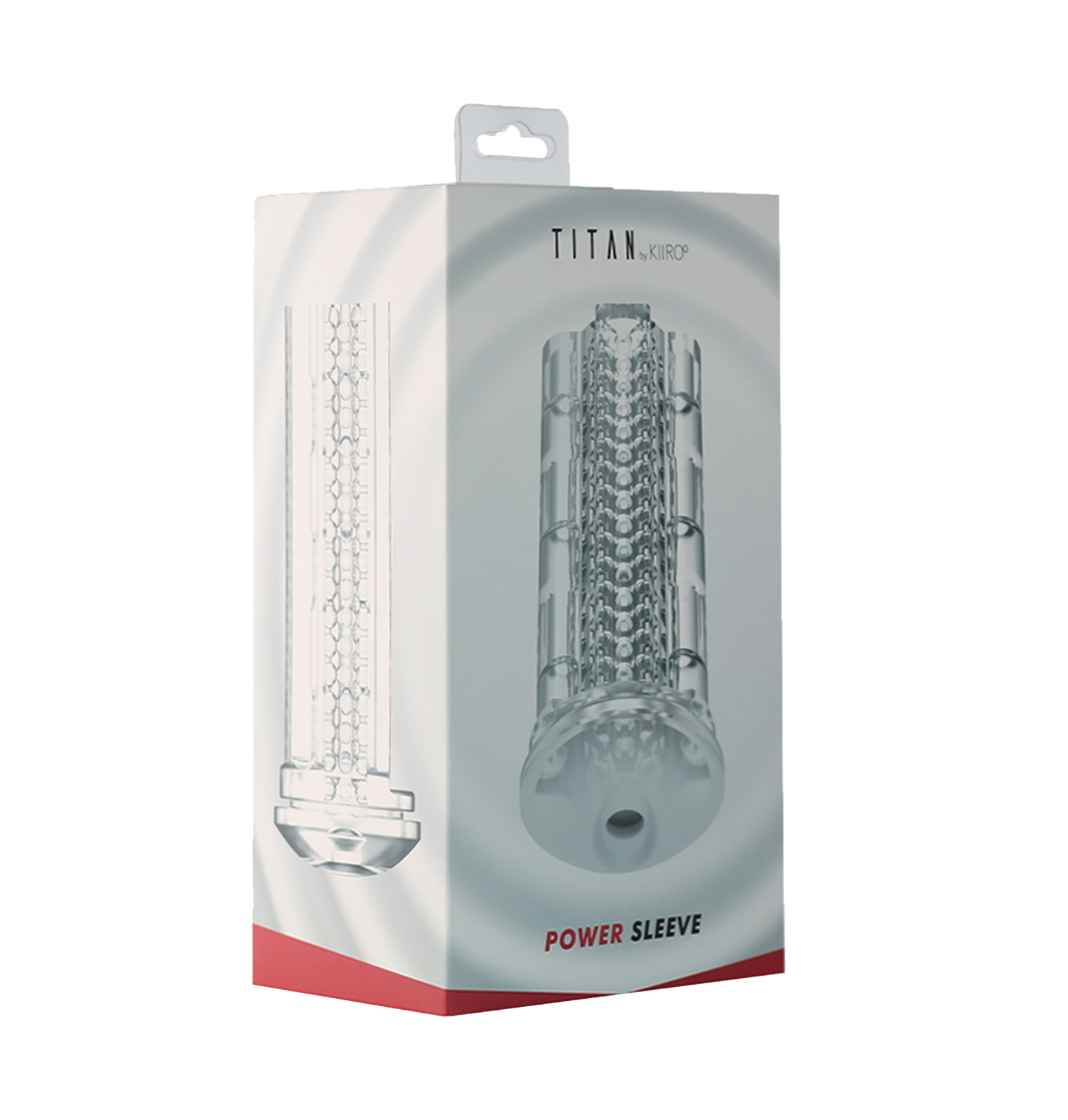 Black Kiiroo Power Sleeve for Titan with a ribbed, ultra-soft texture.