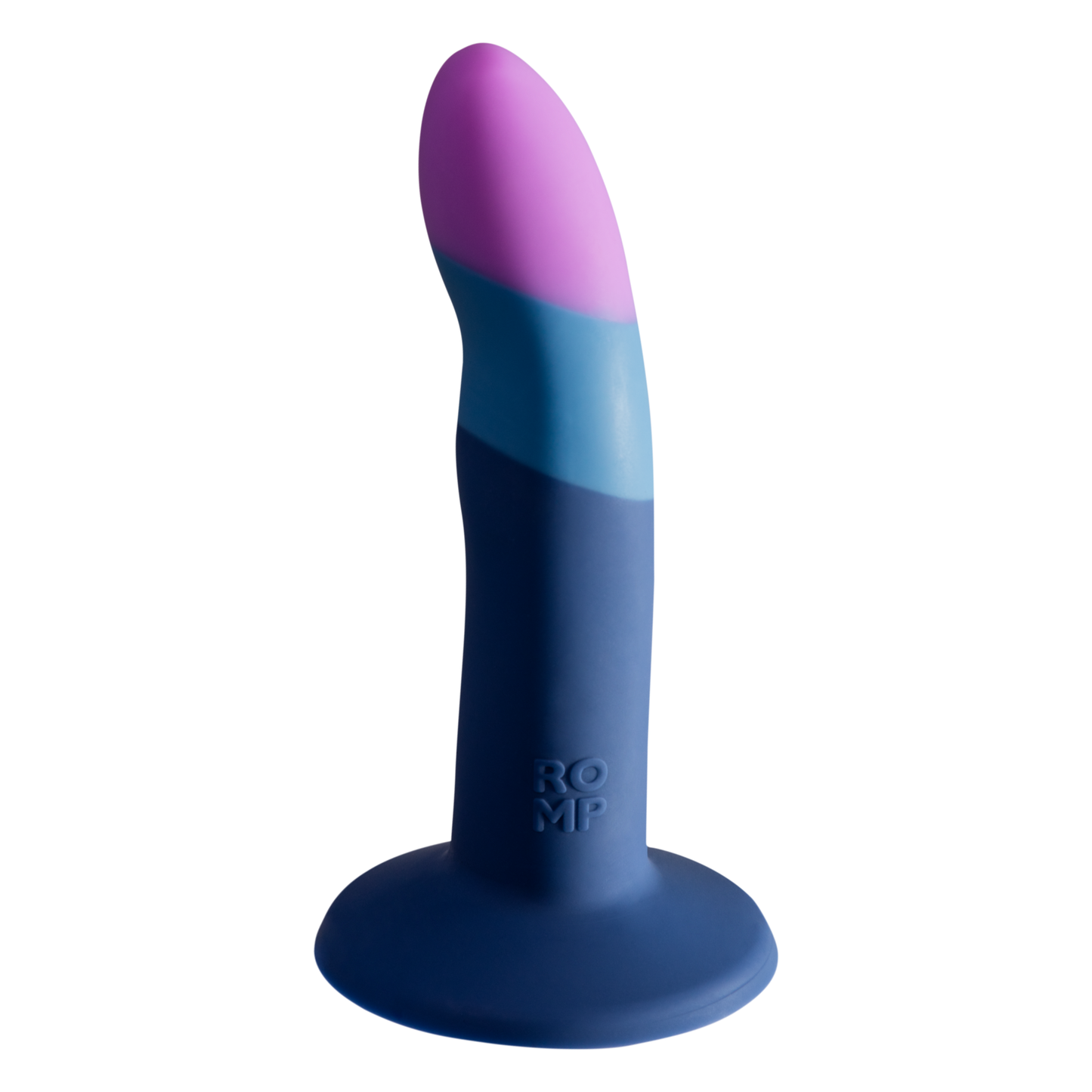 Small ROMP Piccolo Dildo in soft silicone with a simple, beginner-friendly design.