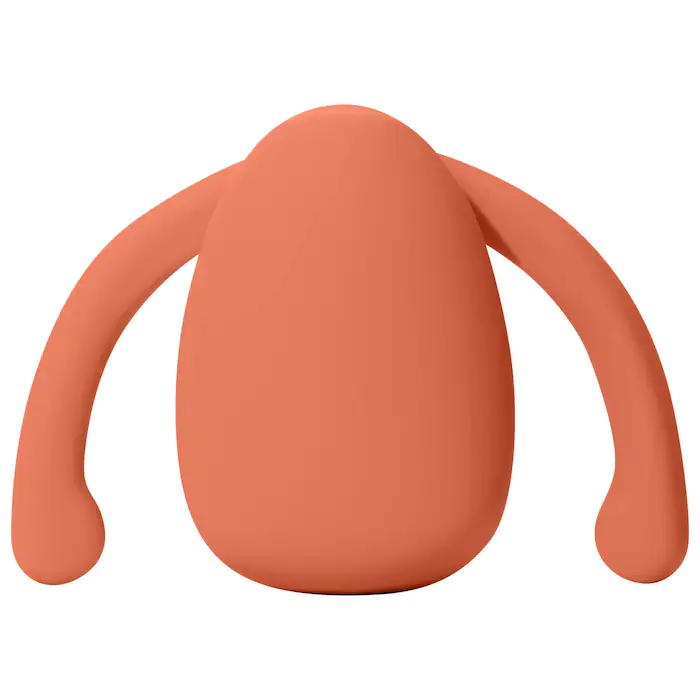 Black Dame Eva Vibrator with a hands-free wearable design.
