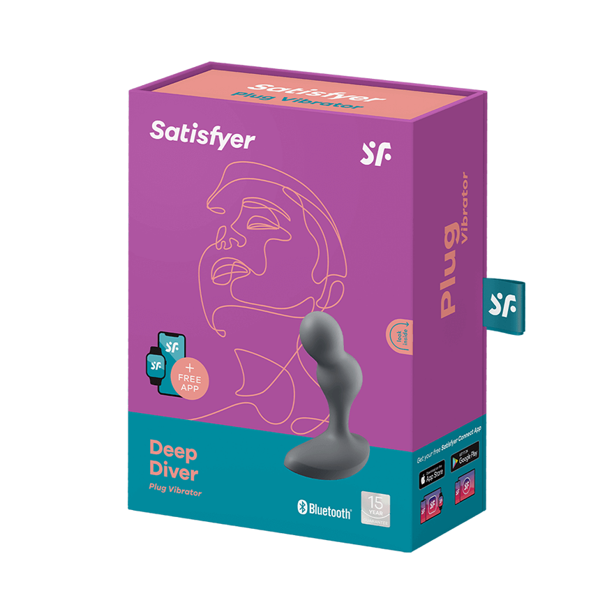 Deep Diver Connect App Grey - Male Pleasure Toys Discover premium men's pleasure toys designed for satisfaction, performance, and unique experiences.