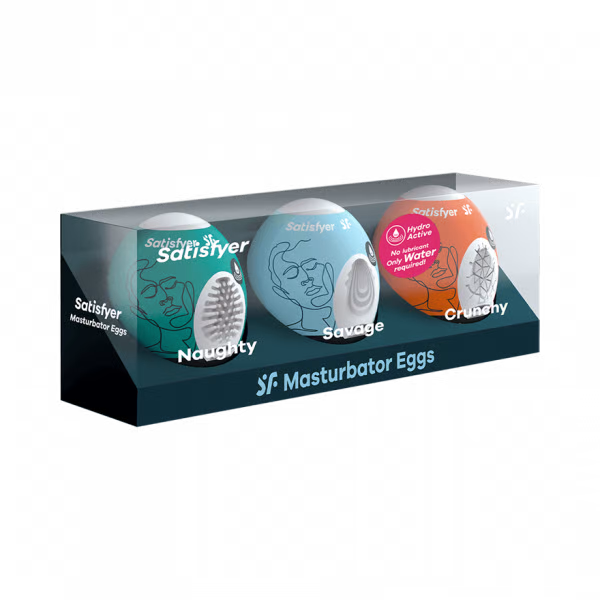 Masturbator Egg 3Er Set Naughty Savage Crunchy Assorted - Male Pleasure Toys Discover premium men's pleasure toys designed for satisfaction, performan