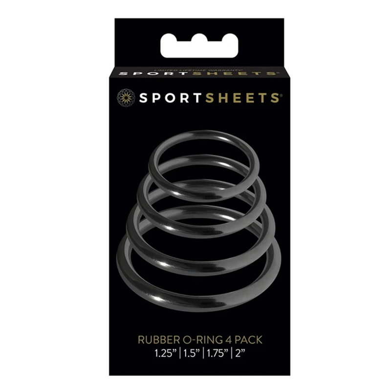 O Rings Set 4 Assorted Sizes - Male Pleasure Toys Discover premium men's pleasure toys designed for satisfaction, performance, and unique experiences.
