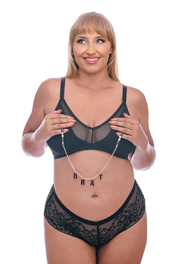 Brat Charmed Nipple Clamps - Male Pleasure Toys Discover premium men's pleasure toys designed for satisfaction, performance, and unique experiences.
