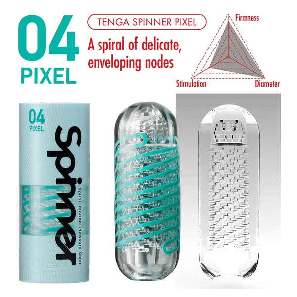 Spinner 04 Pixel - Male Pleasure Toys Discover premium men's pleasure toys designed for satisfaction, performance, and unique experiences.