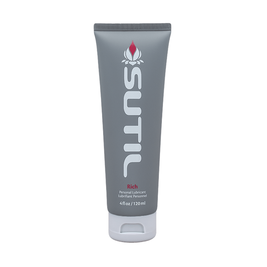 Clear Sutil Rich Lubricant with a thick, hydrating formula.