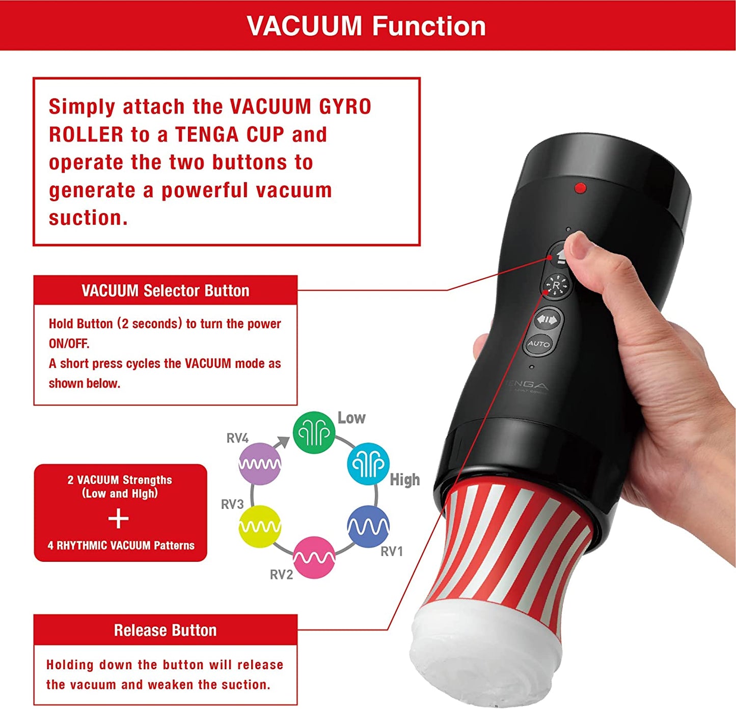Vacuum Gyro Roller - Male Pleasure Toys Discover premium men's pleasure toys designed for satisfaction, performance, and unique experiences.