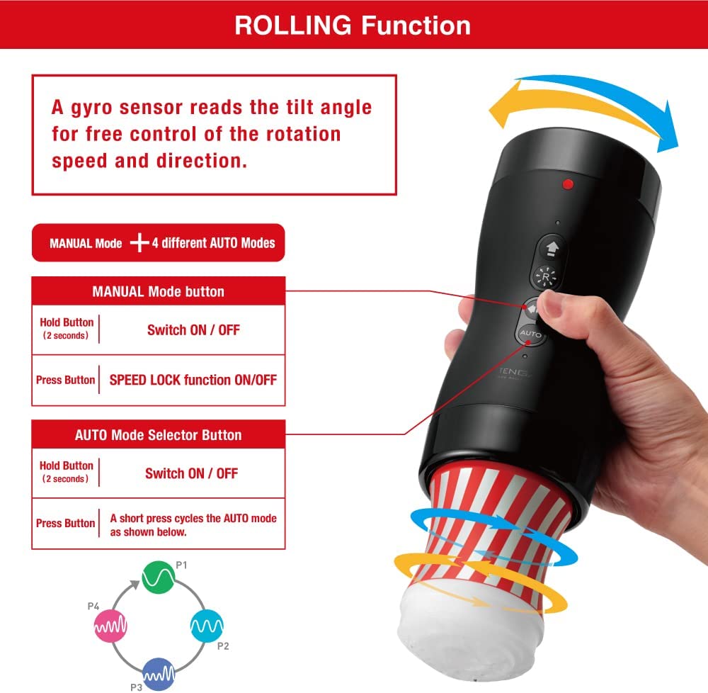 Vacuum Gyro Roller - Male Pleasure Toys Discover premium men's pleasure toys designed for satisfaction, performance, and unique experiences.