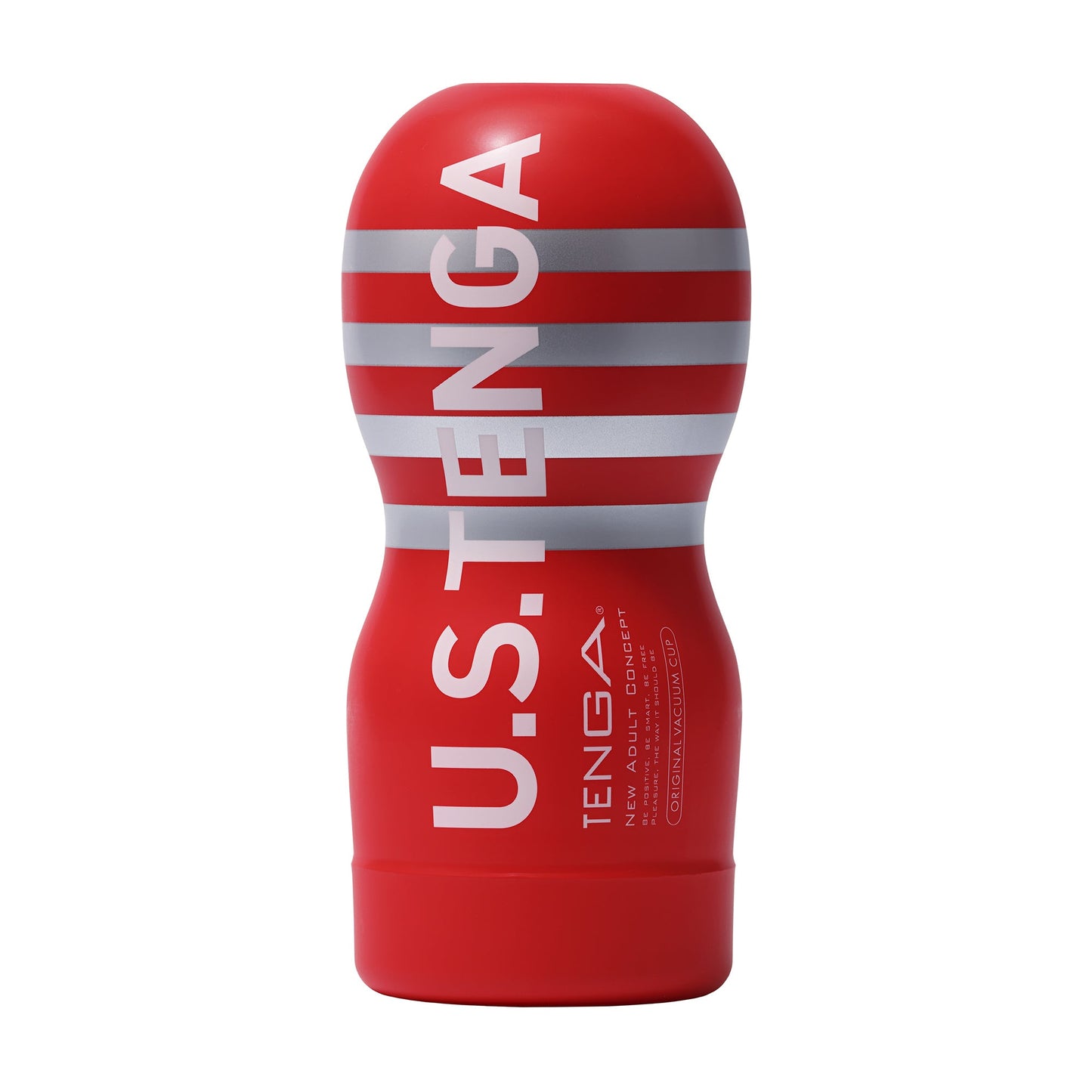 Red Tenga Original Vacuum Cup U.S. with a larger interior for a deep, enveloping sensation.