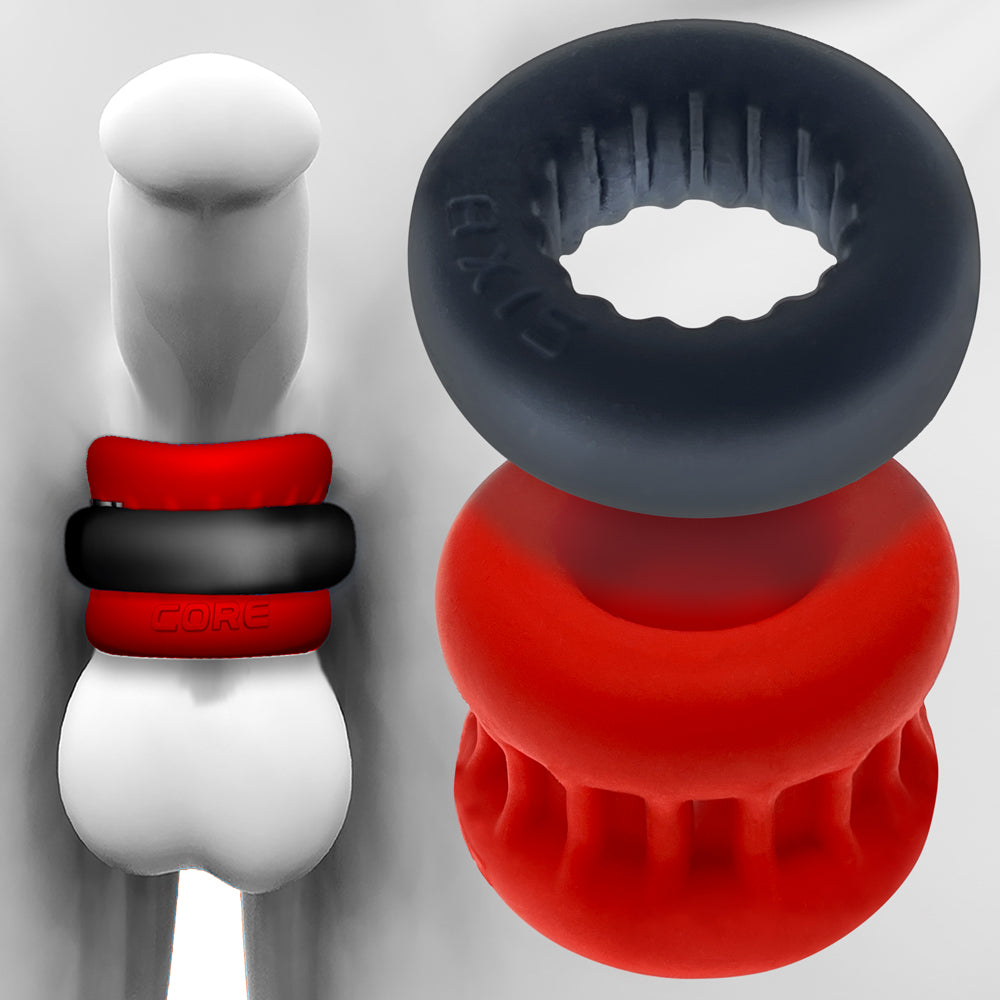 Ultracore Core Ballstretcher W Axis Ring Red Ice - Male Pleasure Toys Discover premium men's pleasure toys designed for satisfaction, performance, and